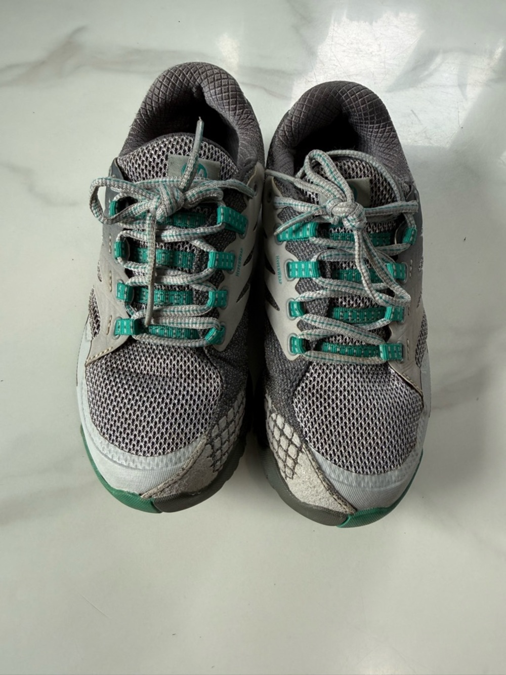 Merrell Gray & Teal Outdoor Trail Sneakers - Picture 7 of 12
